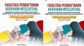 Pemerintah Kota Makassar melalui Dinas Pariwisata Kota Makassar menghadirkan program fasilitasi pendaftaran Kekayaan Intelektual (KI) bagi pelaku ekonomi kreatif, khususnya sub sektor kriya foto: Istimewa