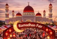Menyambut bulan suci Ramadhan 1447 H, Masjid Raya Makassar akan menjadi pusat kegiatan ekonomi dan sosial melalui gelaran Ramadhan Fair 2026. Foto: Istimewa