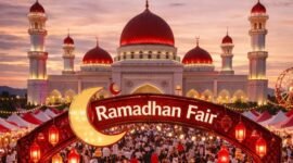 Menyambut bulan suci Ramadhan 1447 H, Masjid Raya Makassar akan menjadi pusat kegiatan ekonomi dan sosial melalui gelaran Ramadhan Fair 2026. Foto: Istimewa