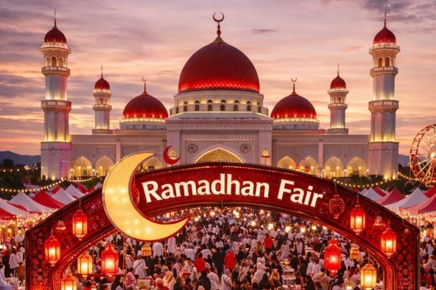 Menyambut bulan suci Ramadhan 1447 H, Masjid Raya Makassar akan menjadi pusat kegiatan ekonomi dan sosial melalui gelaran Ramadhan Fair 2026. Foto: Istimewa