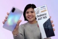Samsung Electronics Indonesia baru saja menghadirkan Galaxy A07 5G, smartphone 5G yang dirancang untuk mendukung hiburan seharian tanpa hambatan. Dengan layar smooth 120Hz, performa stabil, serta baterai besar yang tahan lama, Galaxy A07 5G menghadirkan pengalaman penggunaan yang relevan dengan kebiasaan digital masyarakat Indonesia saat ini. Foto: Istimewa