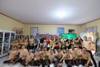 PLN (Persero) Unit Induk Pembangunan (UIP) Sulawesi melalui program Katimbang Siaga Bencana melaksanakan kegiatan PLN Goes To School, di SMAN 21 Makassar pada Jumat (13/2/2026). Foto: Istimewa