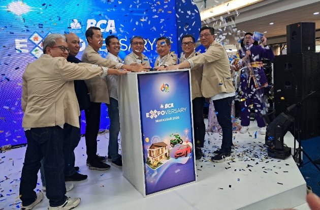 PT Bank Central Asia Tbk (BCA) kembali menghadirkan BCA Expoversary Makassar 2026 di Mall Ratu Indah, Makassar, Sulawesi Selatan pada 14–15 Februari 2026. Foto: Istimewa
