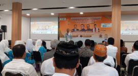 Fakultas Ekonomi dan Bisnis islam (FEBI) UIN Alauddin Makassar bekerjasama dengan Pengurus Daerah Persatuan Tarbiyah Islamiyah (PD PERTI) Sulsel, menggelar Dialog Refleksi Menyambut Ramadhan 1447 H. Foto: Istimewa