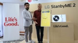 Suasana Peluncuran LG StanbyME 2 di pasar tanah air. Foto: Istimewa