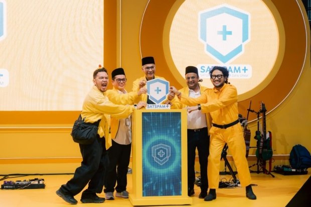 Fitur SATSPAM+ (Satuan Anti Spam dan Scam) didukung teknologi AIvolusi5G yang Cepat dan Aman, siap melindungi Pejuang Ramadan di bulan suci yang bekerja keras bagai kuda dari ancaman penipuan digital. Foto: Istimewa