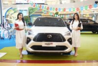 Salah satu lini hybrid dari Toyota yakni All New Yaris Cross yang dipamerkan di TSM Foto/Istimewa