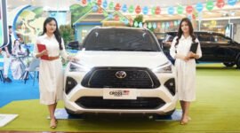 Salah satu lini hybrid dari Toyota yakni All New Yaris Cross yang dipamerkan di TSM Foto/Istimewa